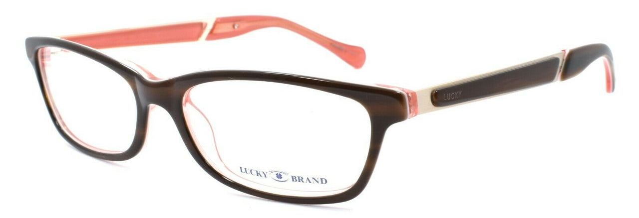 1-LUCKY BRAND Shore Women's Eyeglasses Frames 53-16-140 Brown Horn + CASE-751286260878-IKSpecs