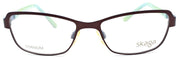 2-Skaga 3871 Lotta 5201 Women's Eyeglasses Frames TITANIUM 51-16-130 Brown-Does not apply-IKSpecs