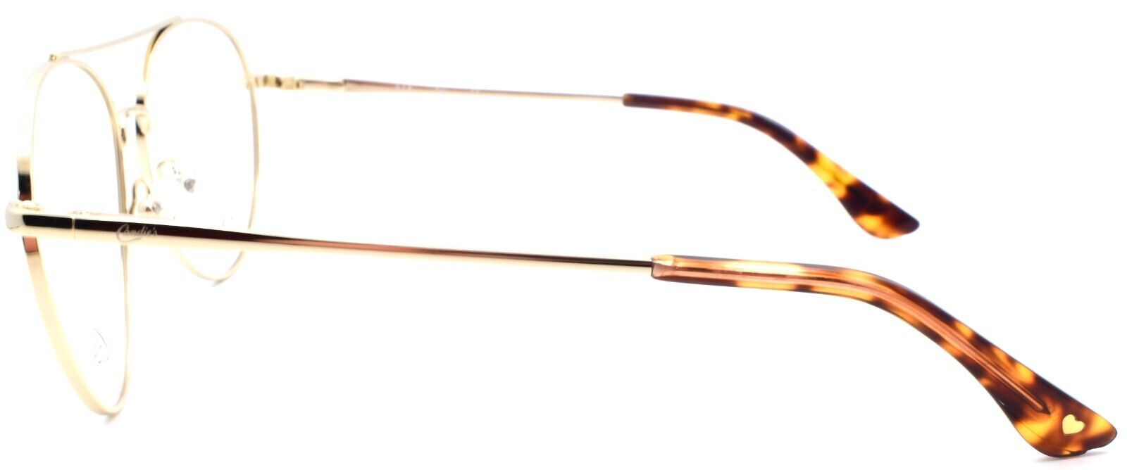 3-Candies CA0173 032 Women's Eyeglasses Aviator 55-15-140 Pale Gold-889214084101-IKSpecs