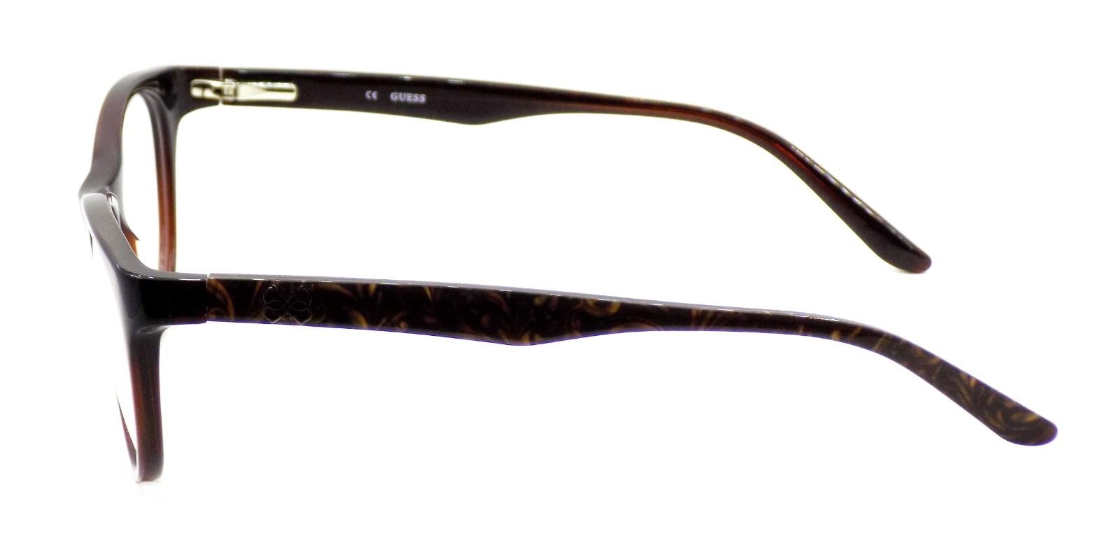 3-GUESS GU2416 BRN Women's Eyeglasses Frames Cat-eye 50-17-135 Brown + Case-715583960152-IKSpecs