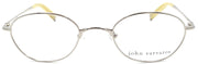 2-John Varvatos V111 Eyeglasses Frames Small 46-20-135 Shiny Silver Japan-751286079753-IKSpecs