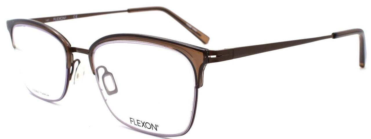 1-Flexon W3024 210 Women's Eyeglasses Frames Brown 53-19-140 Flexible Titanium-883900205634-IKSpecs