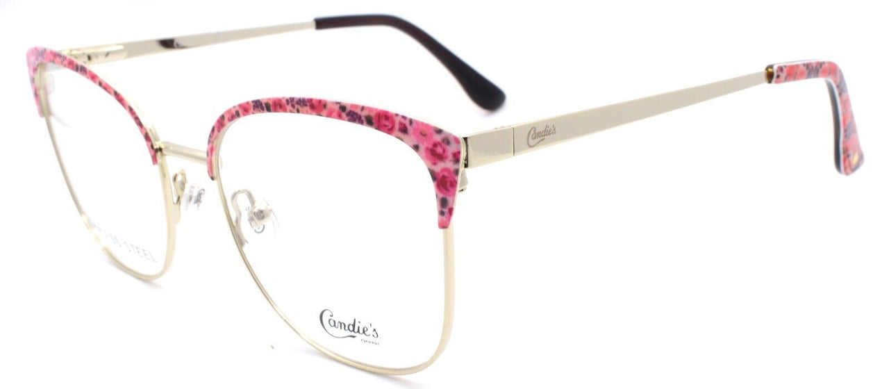 1-Candies CA0171 074 Women's Eyeglasses Frames 49-17-140 Pink / Silver-889214071460-IKSpecs