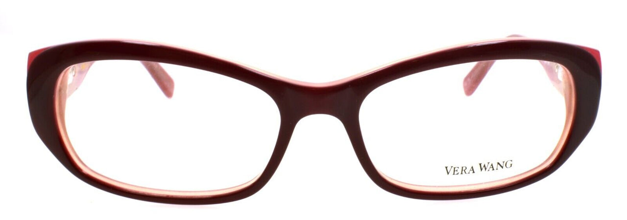 Vera Wang Vigne RY Women's Eyeglasses Frames 51-16-132 Ruby Red w/ Crystals