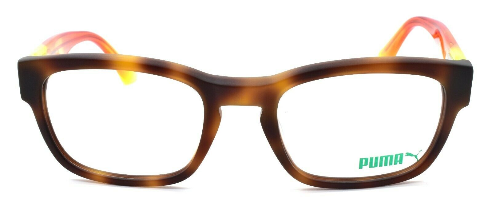 2-PUMA PU0045O 002 Men's Eyeglasses Frames 52-21-140 Matte Havana / Multicolor-889652015415-IKSpecs