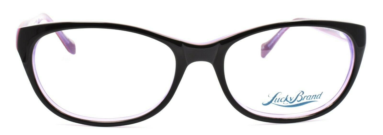 2-LUCKY BRAND D600 Women's Eyeglasses Frames 52-16-135 Black + CASE-751286277449-IKSpecs