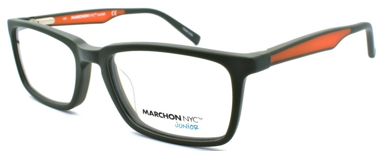 1-Marchon M-Moore Jr Kids Boys Eyeglasses Frames 48-15-130 Matte Olive-886895469869-IKSpecs