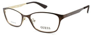 1-GUESS GU2515 049 Women's Eyeglasses Frames Petite 50-16-135 Matte Dark Brown-664689787838-IKSpecs