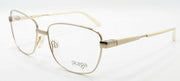 1-Skaga 3876 Agneta 5206 Women's Eyeglasses Frames 56-16-145 Pale Gold / Ivory-IKSpecs