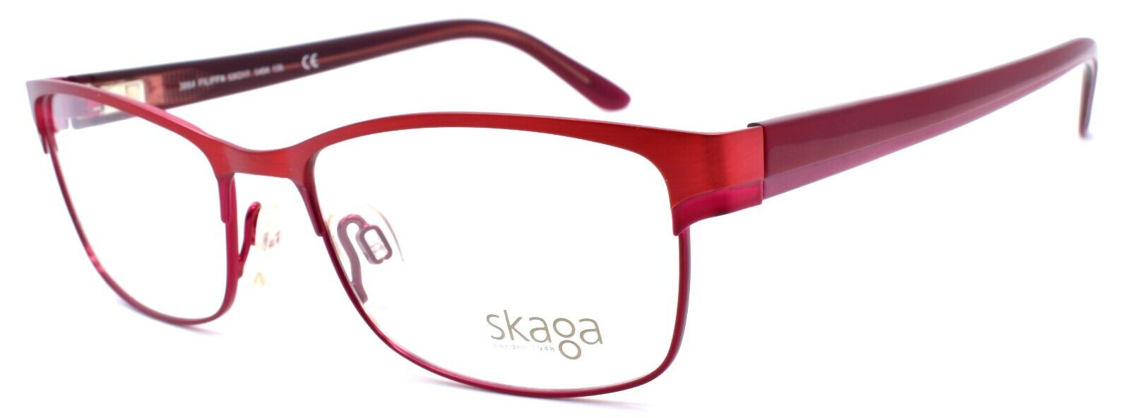 1-Skaga 3864 Filippa 5404 Women's Eyeglasses Frames 53-17-135 Red-IKSpecs