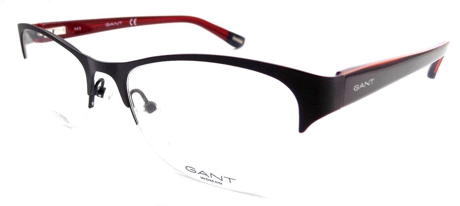 1-GANT GA4048 002 Women's Eyeglasses Frames Half Rim 51-18-135 Matte Black-664689748716-IKSpecs