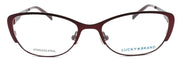 2-LUCKY BRAND D704 Kids Girls Eyeglasses Frames 47-15-130 Burgundy + CASE-751286282245-IKSpecs