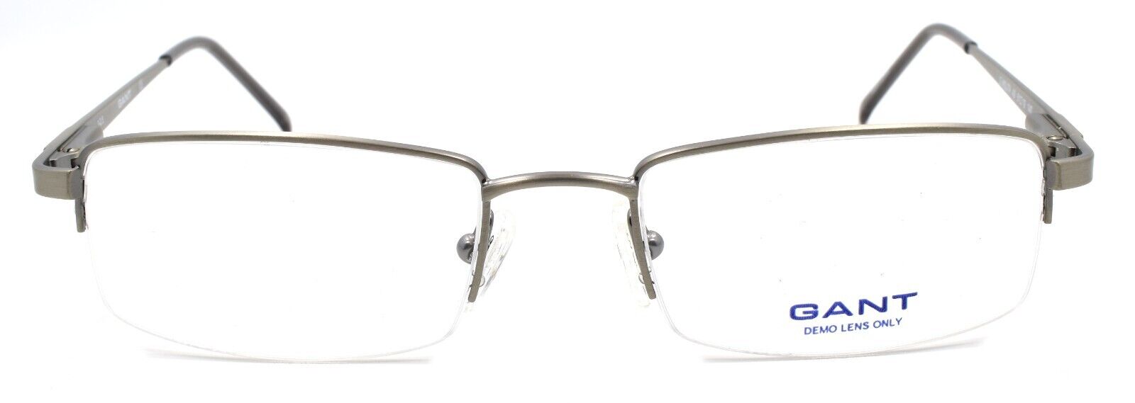2-GANT G Nolita AS Men's Eyeglasses Frames Half-rim 51-19-140 Antique Silver-715583900325-IKSpecs