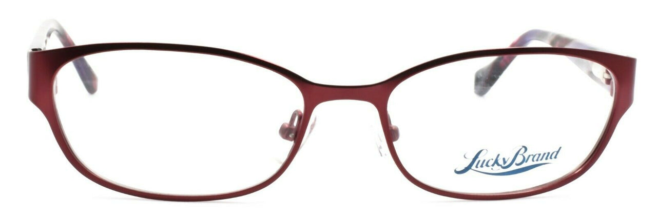 2-LUCKY BRAND Horizon Women's Eyeglasses Frames 51-16-135 Red + CASE-751286267976-IKSpecs