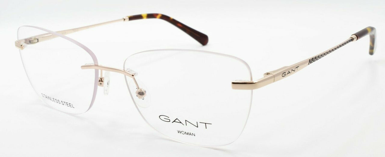 1-GANT GA4098 032 Women's Eyeglasses Frames Rimless 54-15-140 Pale Gold-889214147639-IKSpecs