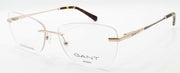 1-GANT GA4098 032 Women's Eyeglasses Frames Rimless 54-15-140 Pale Gold-889214147639-IKSpecs