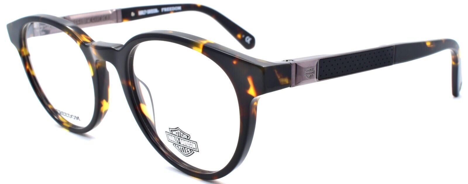 1-Harley Davidson HD9015 052 Men's Eyeglasses Frames 51-20-145 Dark Havana-889214259318-IKSpecs