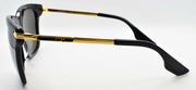 3-McQ Alexander McQueen MQ0055SK 001 Unisex Sunglasses Black & Gold / Smoke-889652037295-IKSpecs
