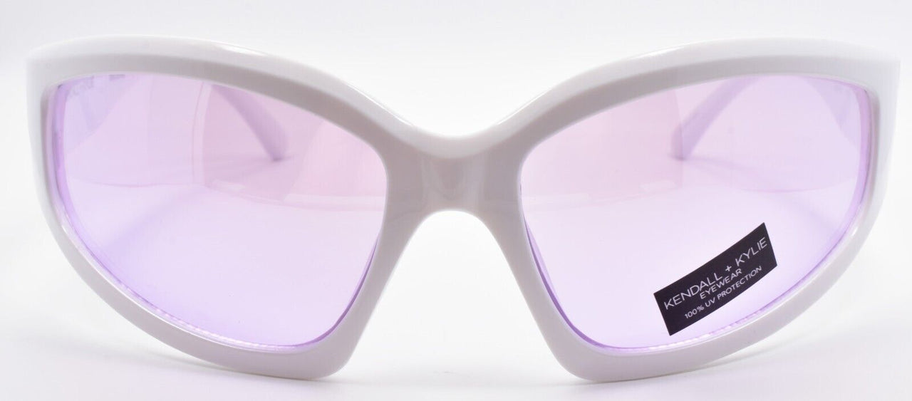 Kendall + Kylie Selene KK5161C 105 Women's Sunglasses Wraparound White / Pink