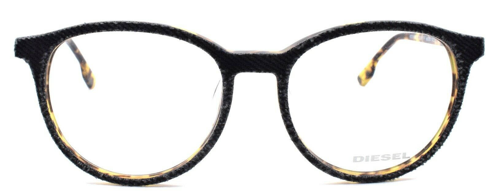 2-Diesel DL5117-F 005 Women's Glasses Frames Asian Fit 52-17-150 Havana / Denim-664689645909-IKSpecs
