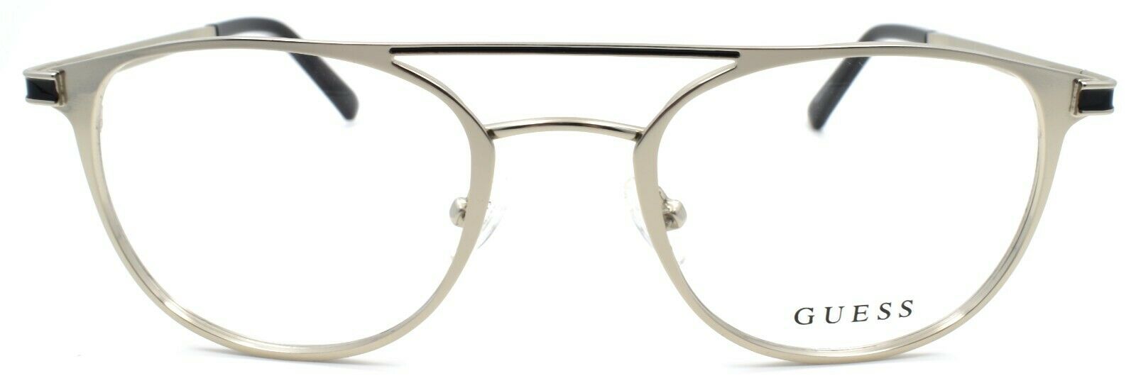 2-GUESS GU1988 010 Men's Eyeglasses Frames Aviator 50-21-145 Light Nickeltin-889214112712-IKSpecs
