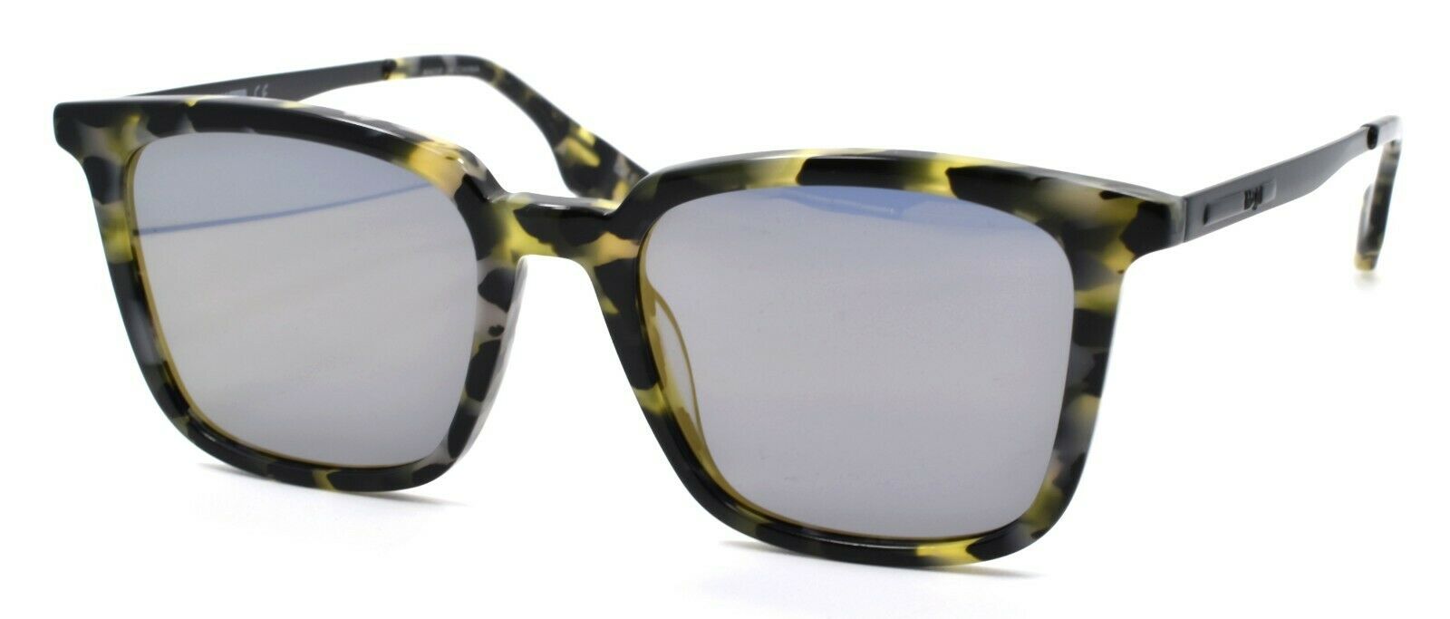 1-McQ Alexander McQueen MQ0070S 005 Unisex Sunglasses Havana & Black / Mirrored-889652064840-IKSpecs
