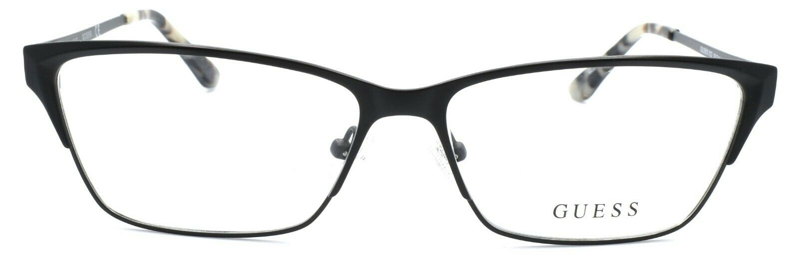 2-GUESS GU2605 002 Women's Eyeglasses Frames 55-14-140 Matte Black + Case-664689884254-IKSpecs