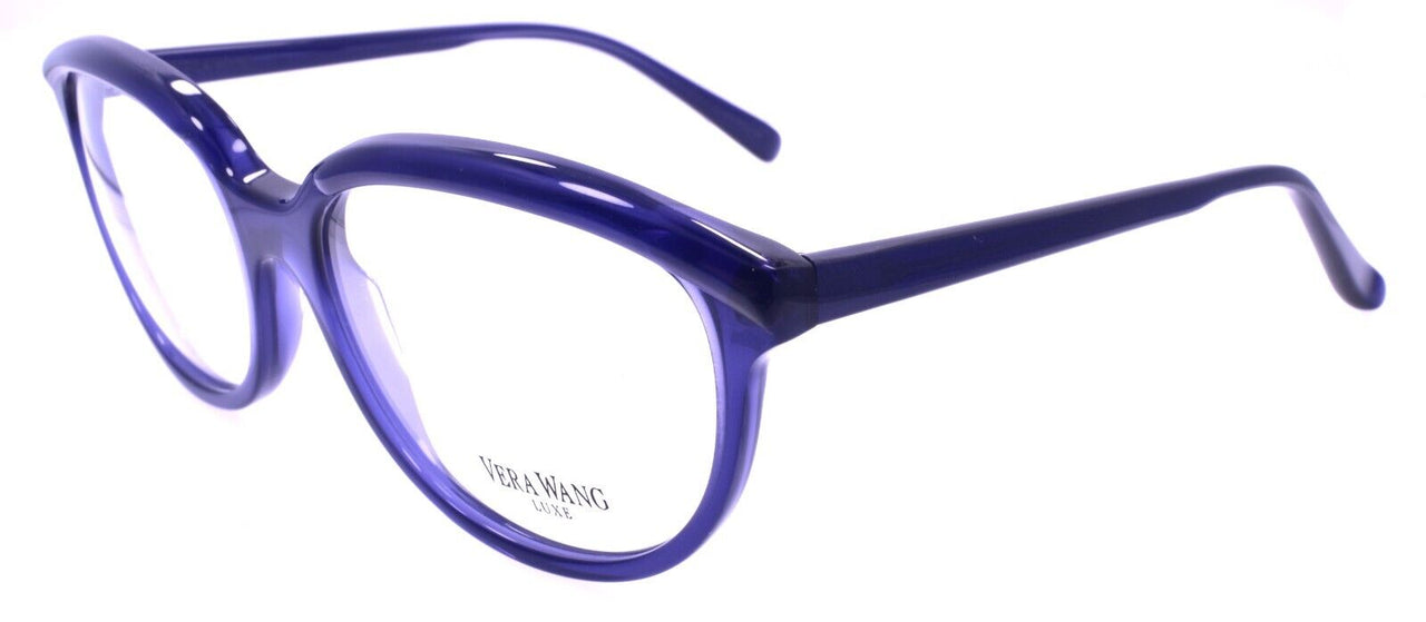 Vera Wang Fabienne PL Women's Eyeglasses Frames 56-16-135 Plum Blue Italy