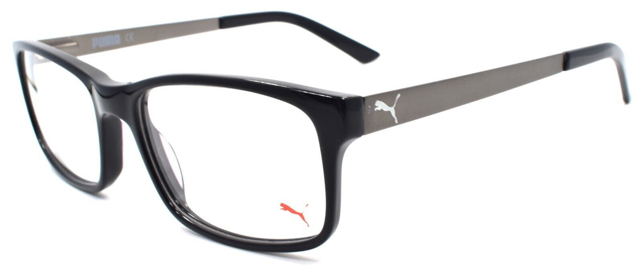1-PUMA PE0016O 002 Eyeglasses Frames 52-17-140 Black / Ruthenium-889652036625-IKSpecs
