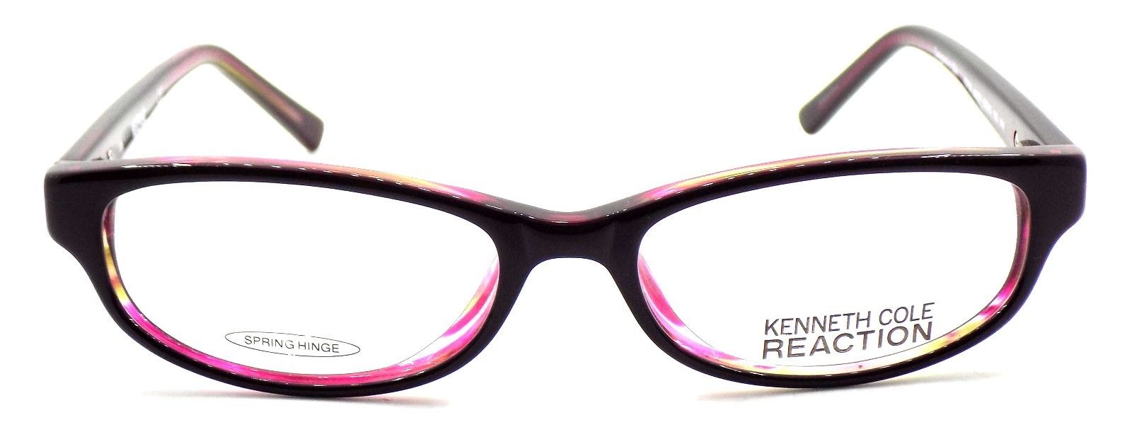 2-Kenneth Cole REACTION KC725 081 Women's Eyeglasses 50-15-135 Shiny Violet + CASE-726773210049-IKSpecs