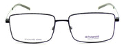 2-Polaroid PLD D322 1ED Men's Eyeglasses Frames Rectangle 55-16-145 Green + CASE-762753877734-IKSpecs