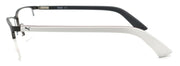 3-PUMA PU0028O 007 Men's Eyeglasses Frames Half-rim 56-18-140 Ruthenium / White-889652002583-IKSpecs