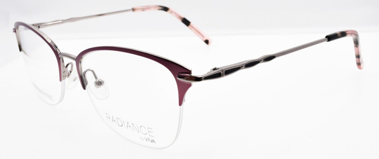 Viva Radiance by Marcolin VV8003 073 Women's Eyeglasses 52-17-135 Matte Pink