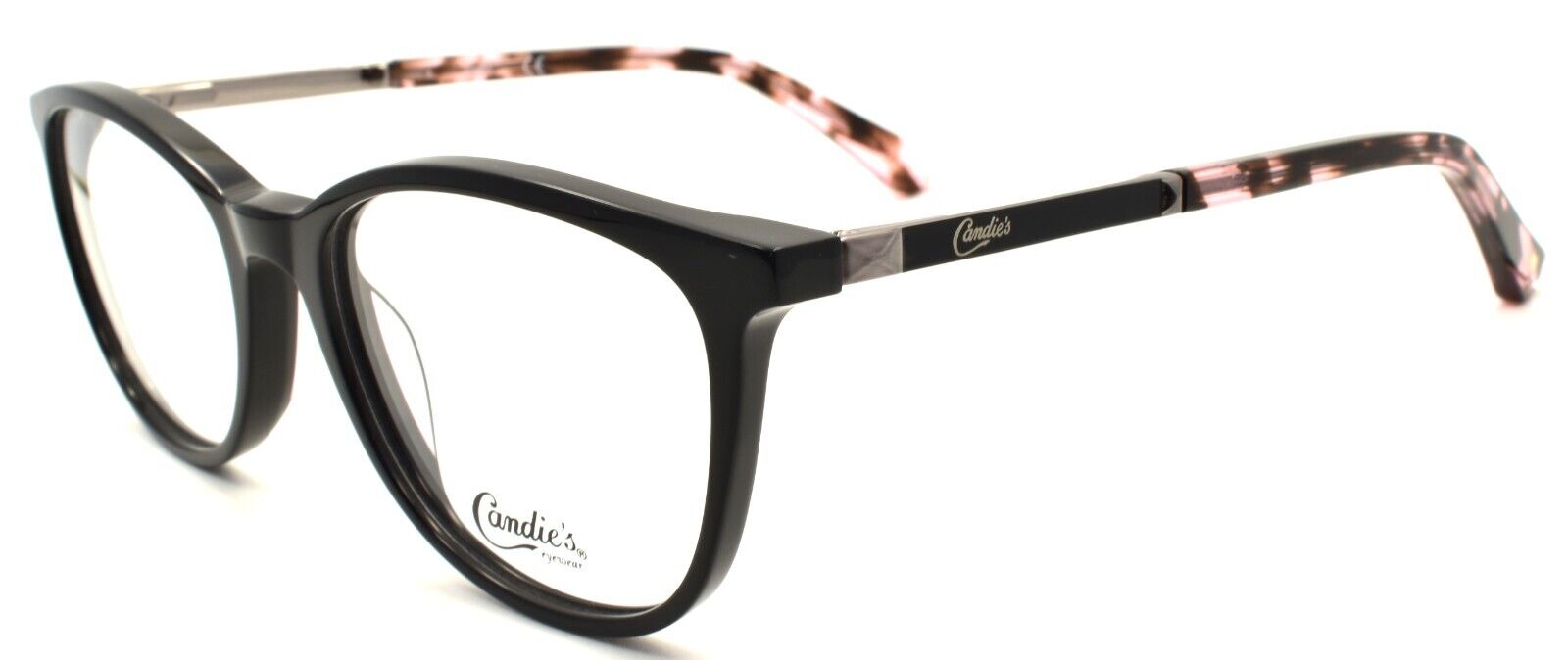 1-Candies CA0503 001 Women's Eyeglasses Frames Petite 47-16-130 Black-664689909551-IKSpecs