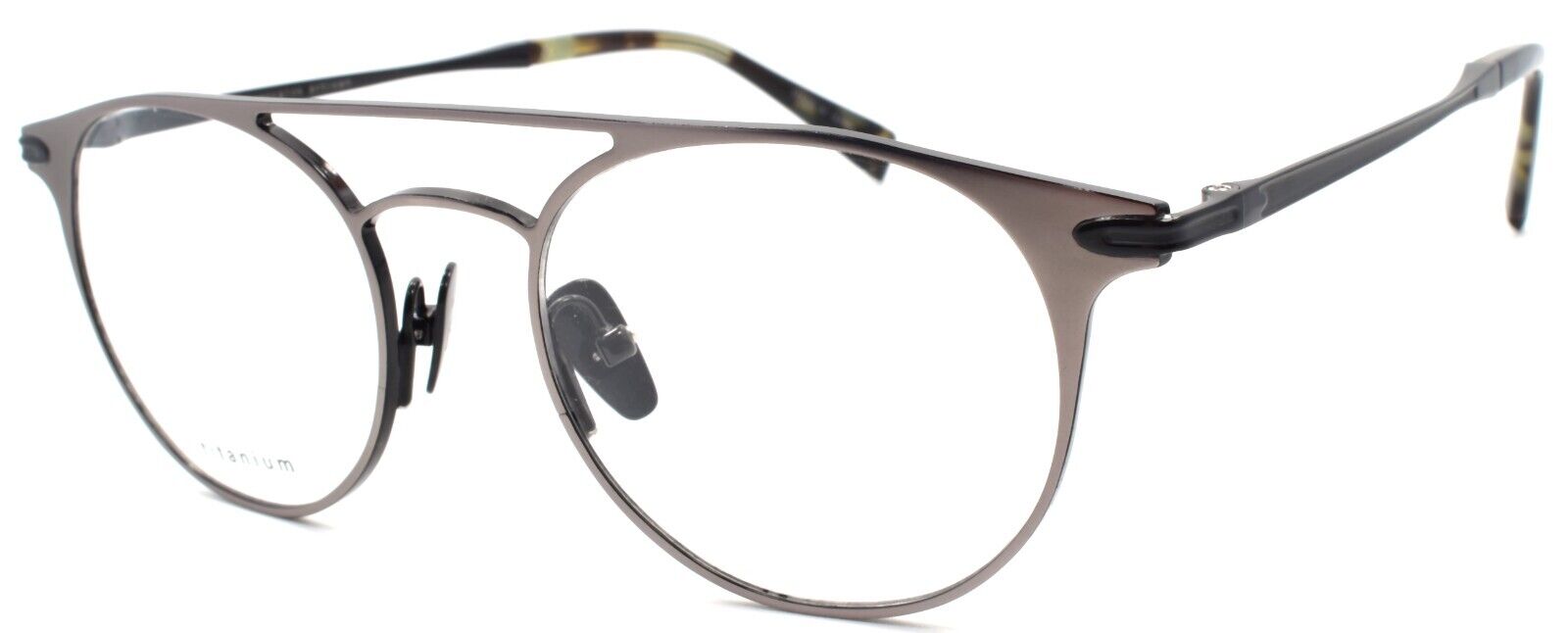 1-John Varvatos V169 Men's Eyeglasses Aviator Titanium 49-18-145 Gunmetal Japan-751286317473-IKSpecs