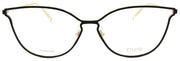 2-Marchon Airlock 5000 001 Women's Eyeglasses Frames Titanium 54-17-135 Black-886895459044-IKSpecs