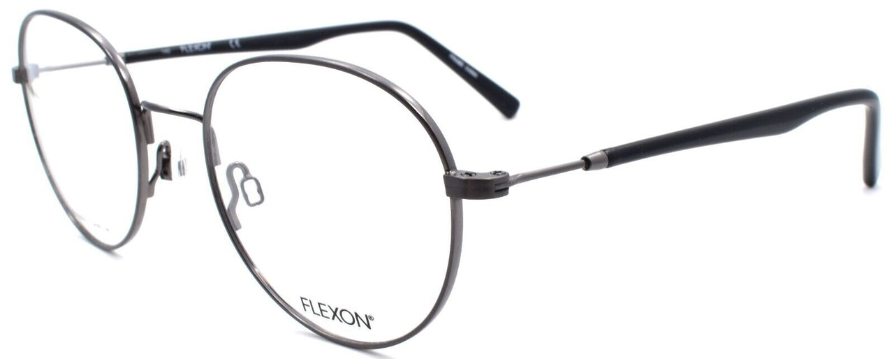 1-Flexon H6010 033 Men's Eyeglasses Frames 50-20-140 Gunmetal Flexible Titanium-883900203913-IKSpecs