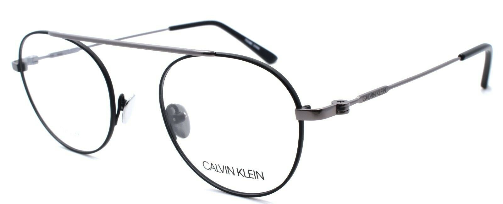 1-Calvin Klein C19151 001 Men's Eyeglasses Frames Titanium 50-20-145 Matte Black-883901121698-IKSpecs