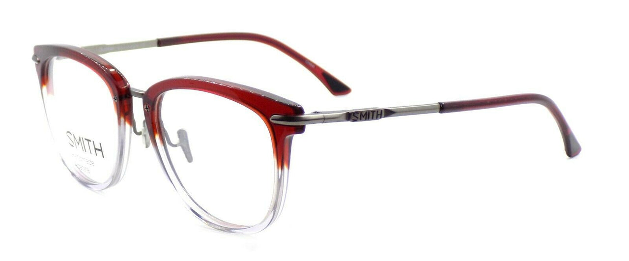 1-SMITH Optics Quinlan IOX Unisex Eyeglasses Frames 51-19-140 Red Crystal Split-716737723005-IKSpecs