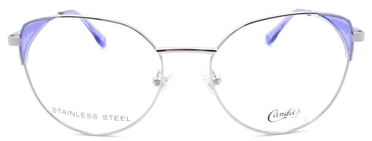 2-Candies CA0181 010 Women's Eyeglasses Frames 52-17-140 Shiny Light Nickeltin-889214119834-IKSpecs