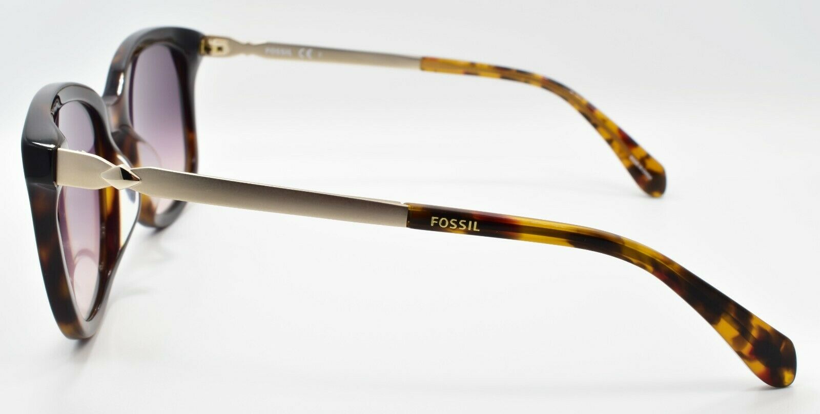 3-Fossil 2079/S 086GA Women's Sunglasses 53-18-140 Dark Havana / Gradient-716736033143-IKSpecs