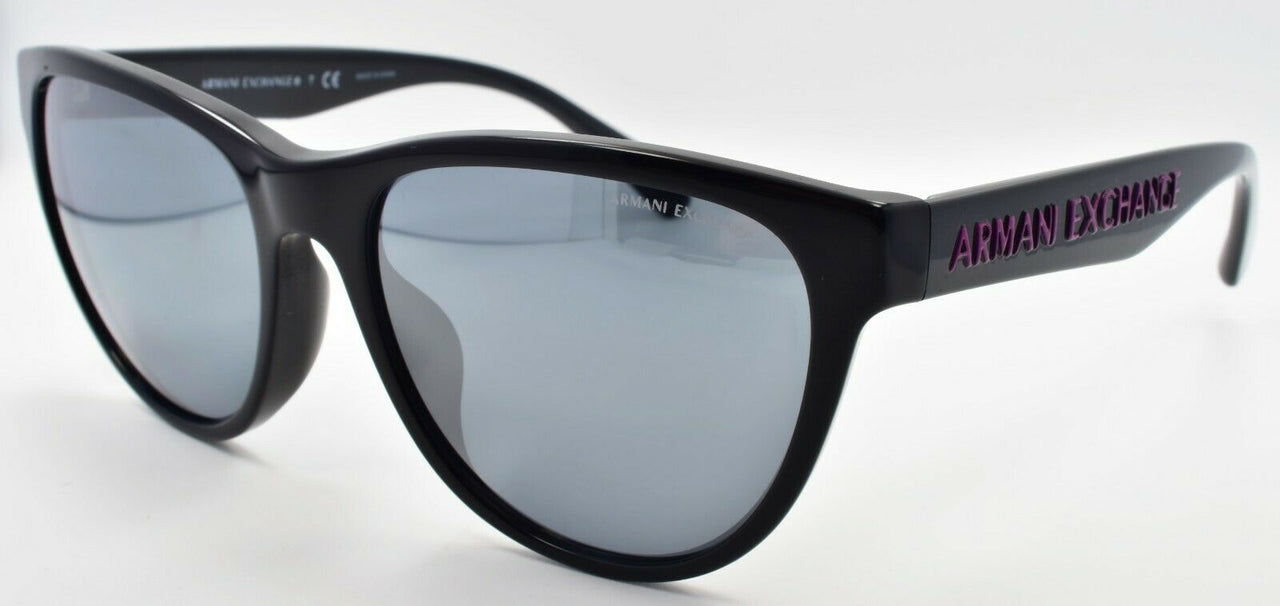 1-Armani Exchange AX4105S 81586G Women's Sunglasses Black / Grey Mirror-8056597193801-IKSpecs