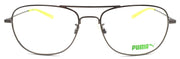 2-PUMA PU0141O 003 Men's Eyeglasses Frames Aviator 56-17-145 Ruthenium-889652107363-IKSpecs