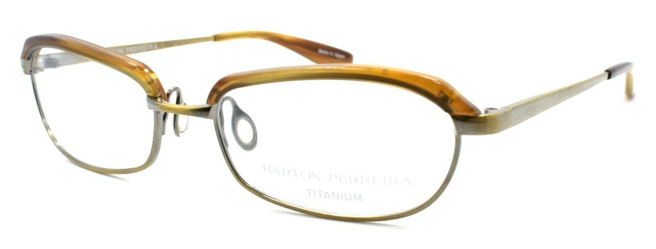 1-Barton Perreira Myra Women's Eyeglasses 51-17-135 Umber Tortoise / Antique Gold-672263038900-IKSpecs