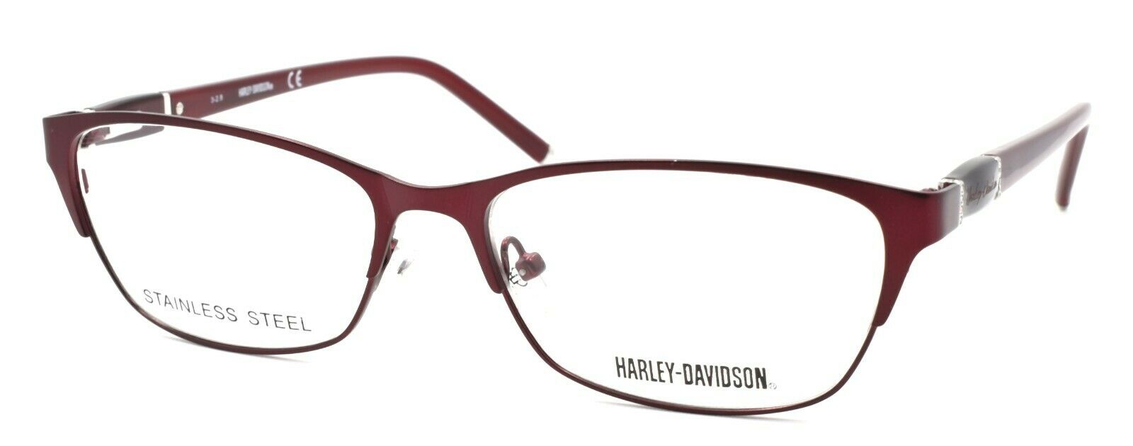1-Harley Davidson HD0538 070 Women's Eyeglasses Frames 55-16-140 Matte Bordeaux-664689889129-IKSpecs