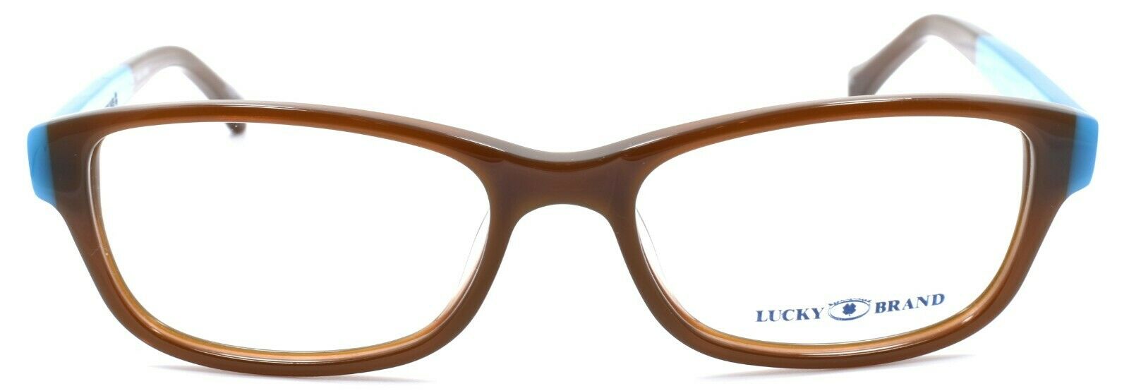 2-LUCKY BRAND Favorite Kids Eyeglasses Frames 49-16-130 Brown + CASE-751286228106-IKSpecs