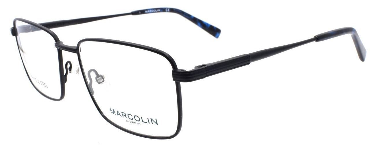 Marcolin MA3028 002 Men's Eyeglasses Frames 54-17-145 Matte Black