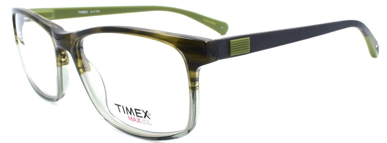 1-Timex 8:27 PM Men's Eyeglasses Frames LARGE 59-17-147 Olive-715317126311-IKSpecs