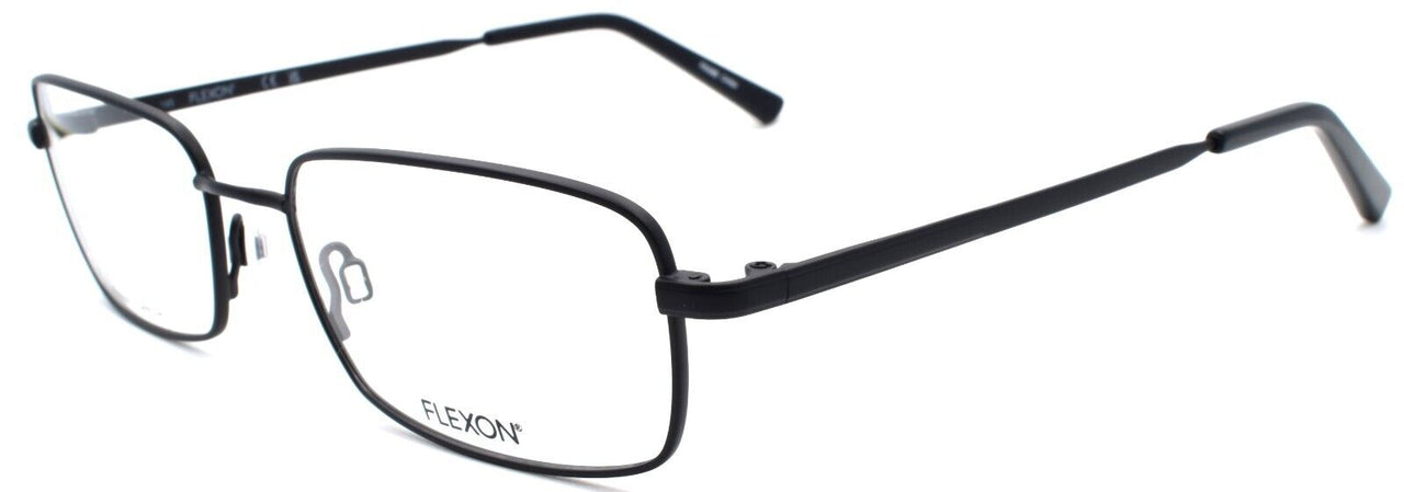 1-Flexon H6051 001 Men's Eyeglasses Frames 55-18-145 Black Flexible Titanium-886895485579-IKSpecs