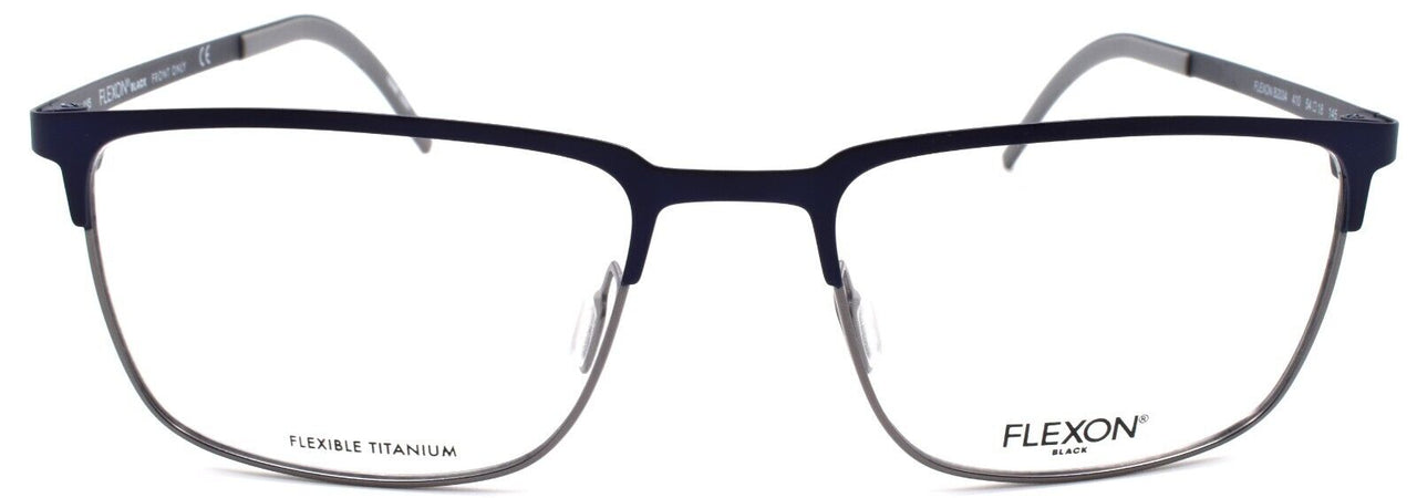2-Flexon B2034 410 Men's Eyeglasses Matte Navy 54-18-145 Flexible Titanium-883900208192-IKSpecs